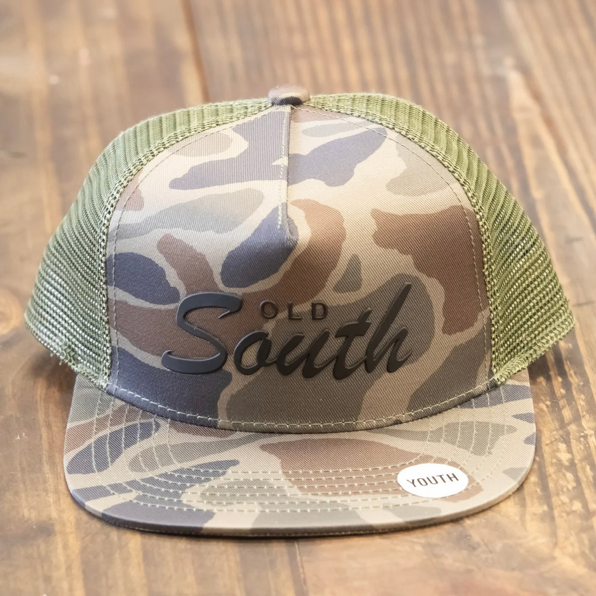 Old South Trucker Hat YOUTH - Patch Thicket Camo