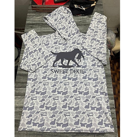 Sweet Dixie Retrieve Camo Long Sleeve Hoodie