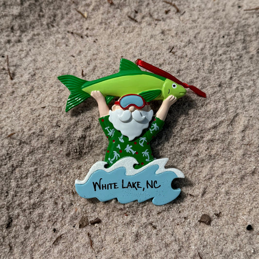 White Lake Ornament - Santa’s Big Fish