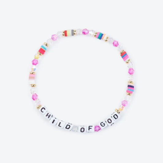 Child of God Letter Bracelet