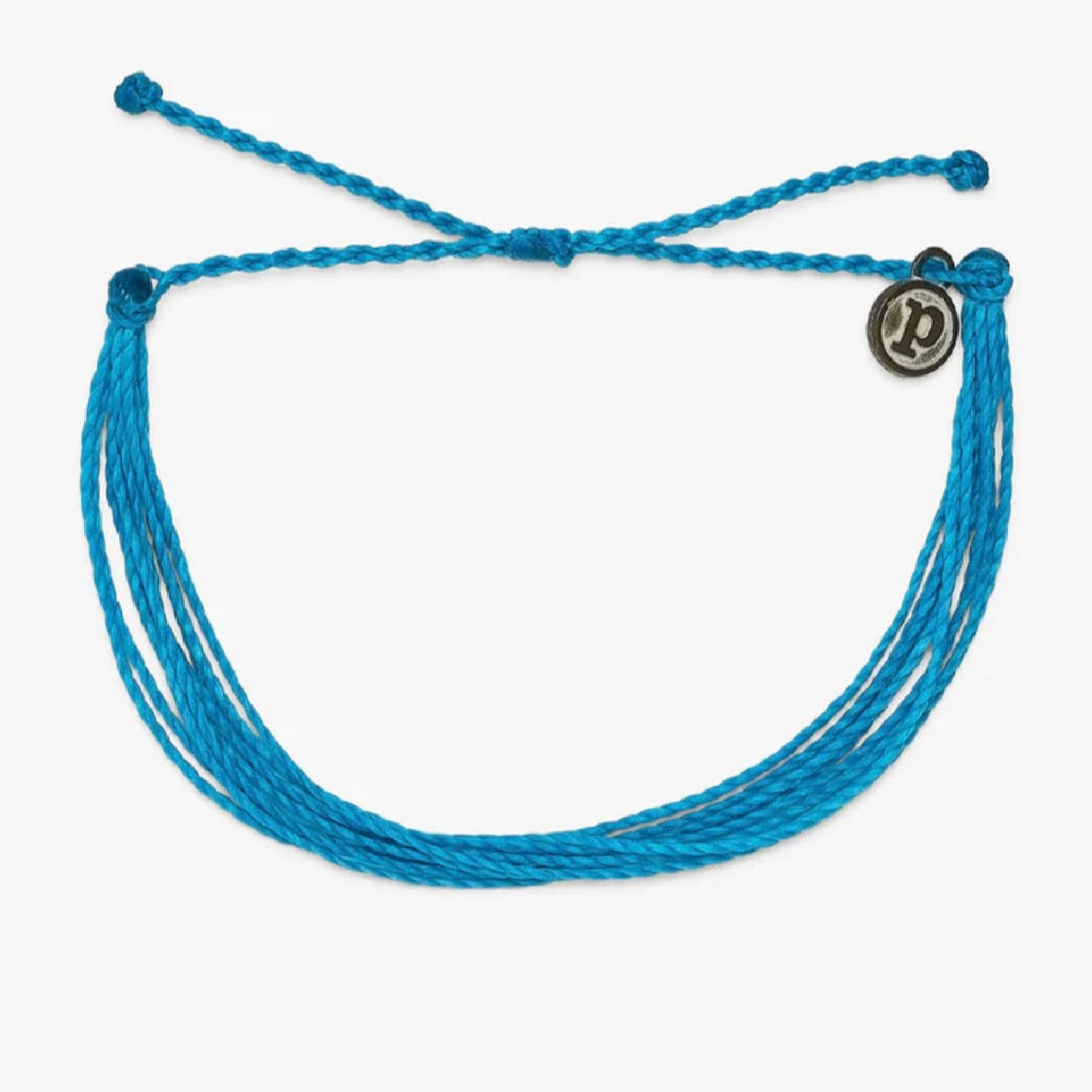 Pura Vida Solid Original Bracelet - Neon Blue
