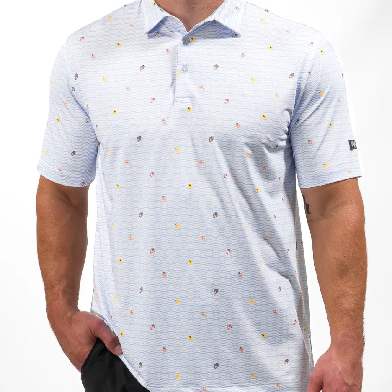 Waggle Men's Pique Polo - Floater