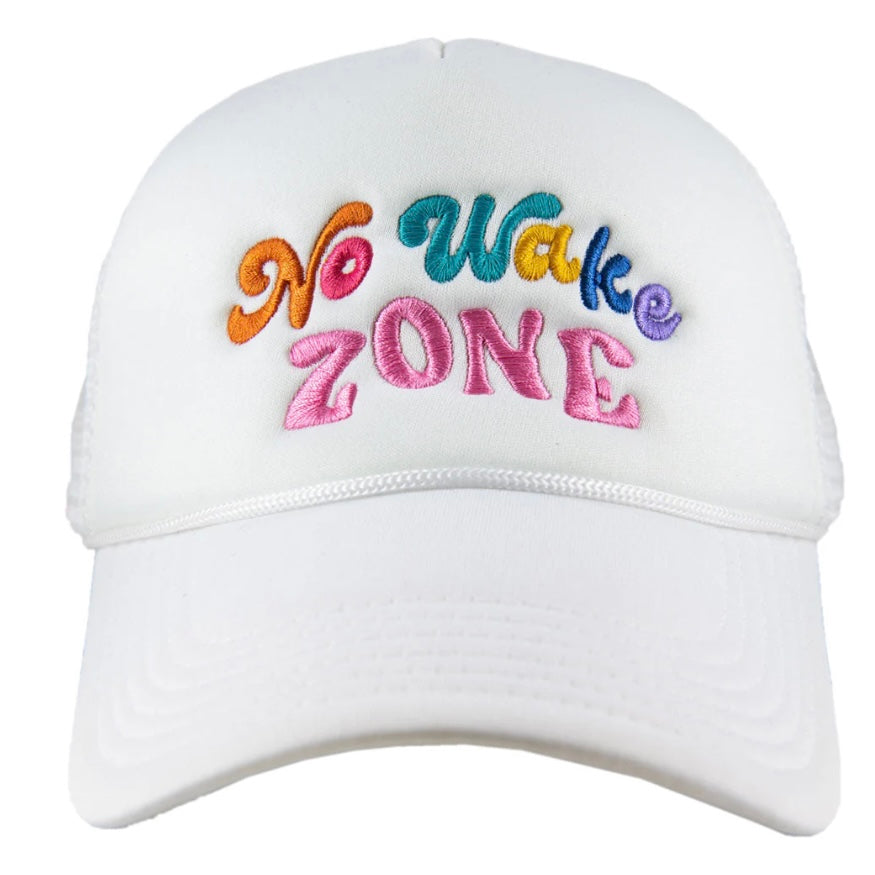 “No Wake Zone” Foam Trucker Hat