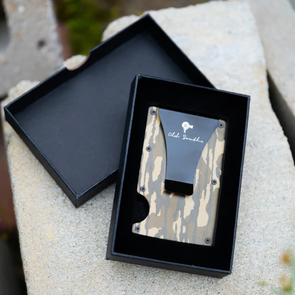 Old South Aluminum Slim Wallet - Woods Camo
