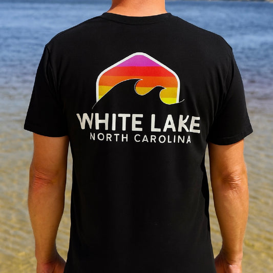 White Lake Tee - Rainbow Wave