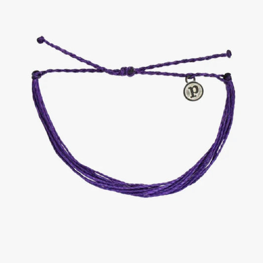 Pura Vida Solid Original Bracelet - Purple