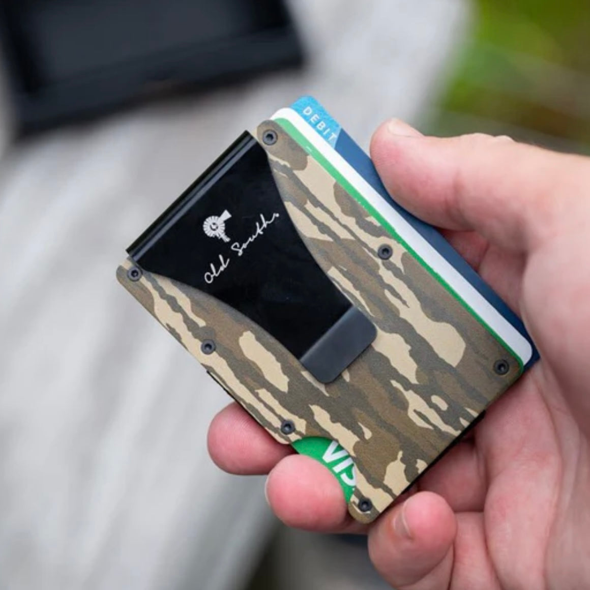 Old South Aluminum Slim Wallet - Woods Camo
