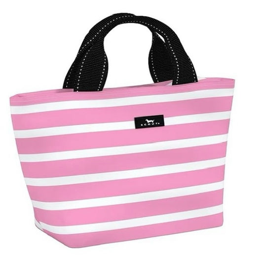 Nooner Lunch Bag - Palmetto Pink Striped