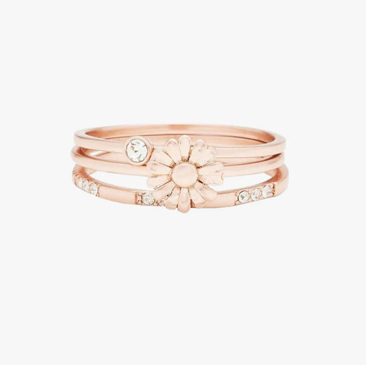 Pura Vida Daisy Pickin’ Ring Stack