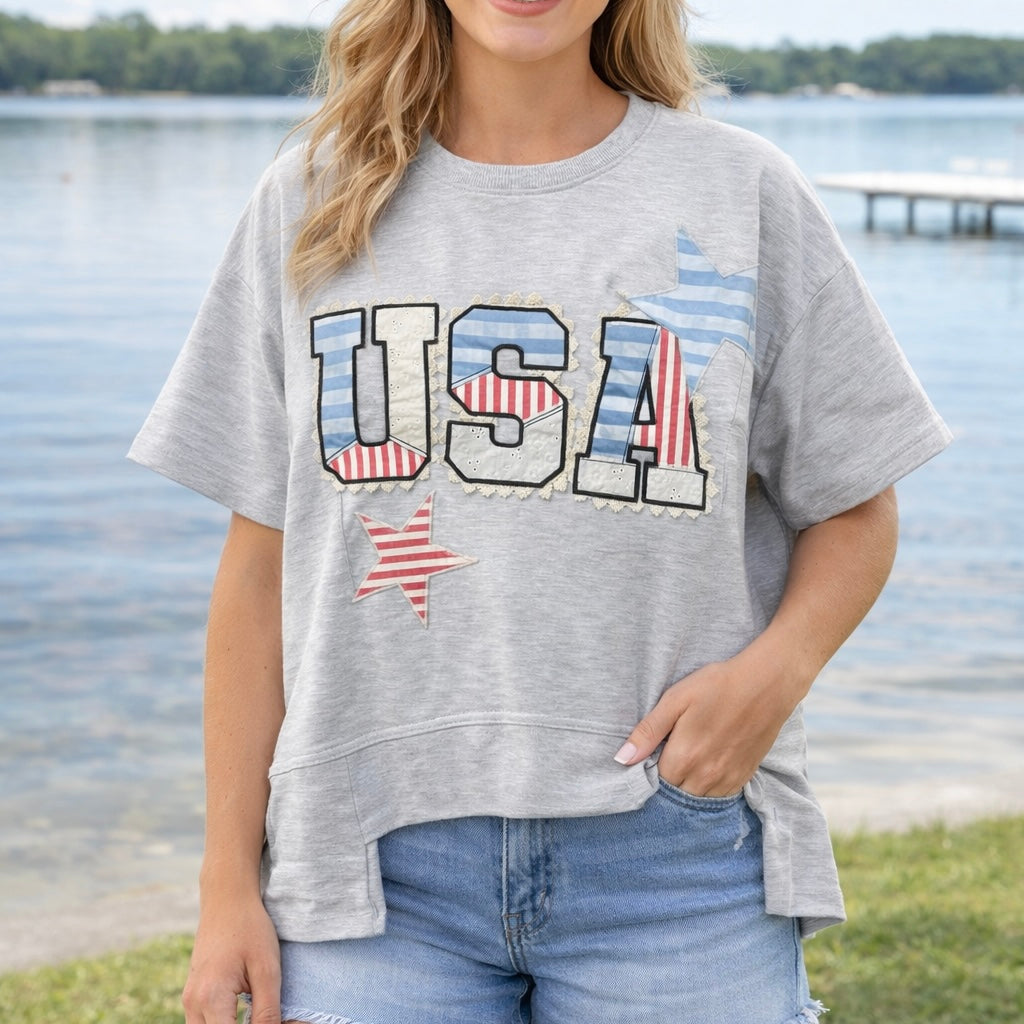 Simply Southern USA Patch Tee
