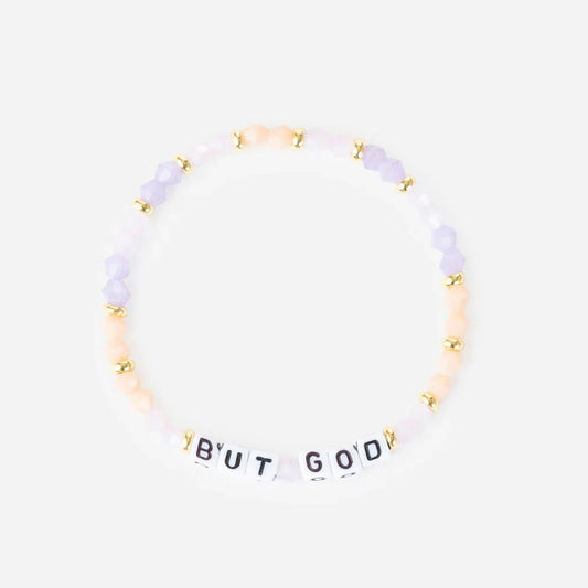 But God Letter Bracelet