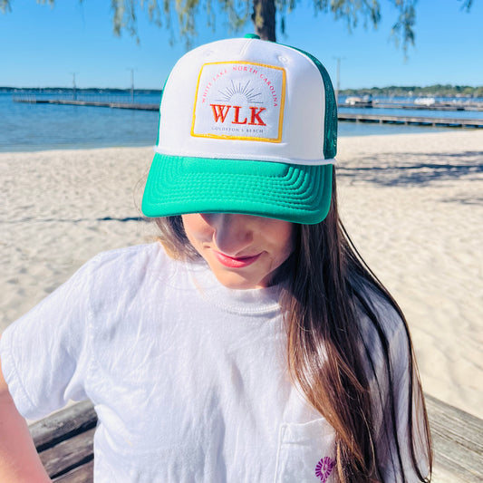 White Lake Hat - WLK Foam Trucker Hat