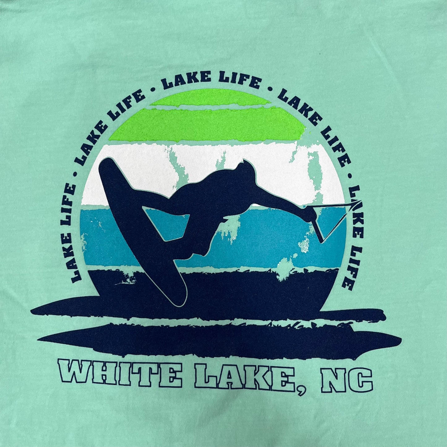 White Lake Tee - “Lake Life Wakeboarder”