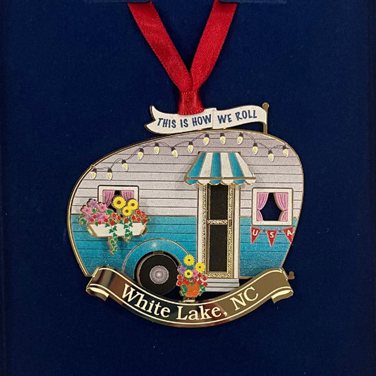 White Lake Ornament - How We Roll Camper