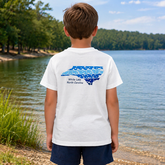 White Lake Youth Tee - State of NC