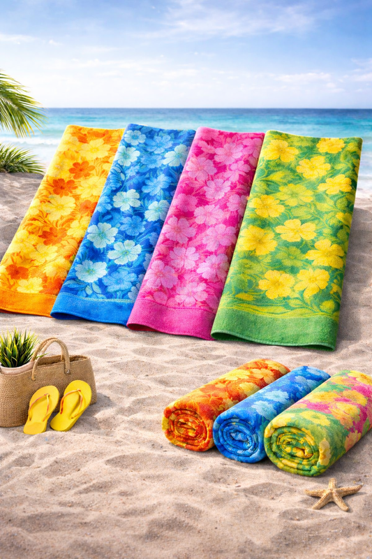 Kids Towel - Hibiscus