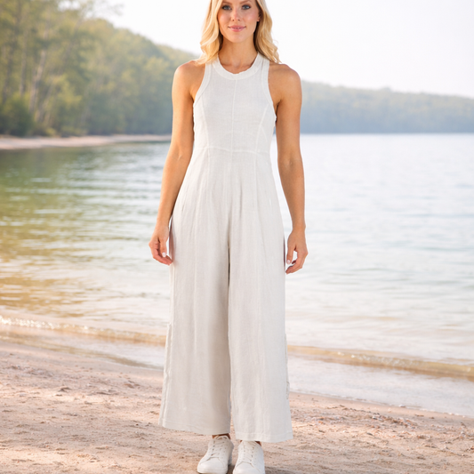 Simply Southern Jumpsuit - Pearl