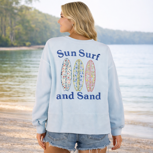 Simply Southern Crewneck - Surf