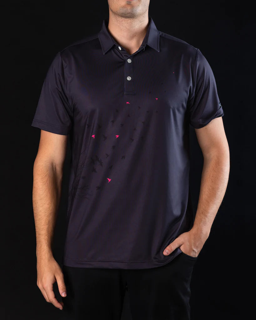 Sunday Swagger Polo - Black Bird