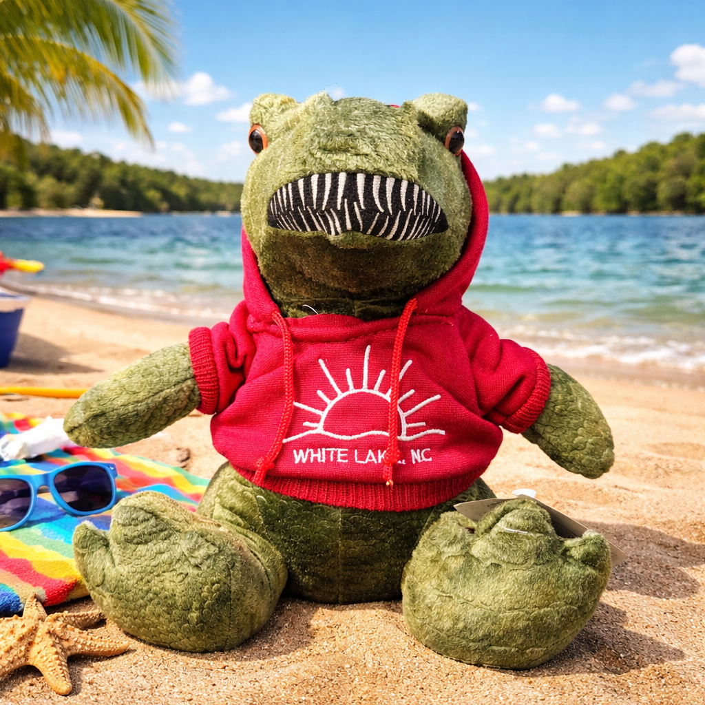 White Lake Plushie - Hoodie Dino