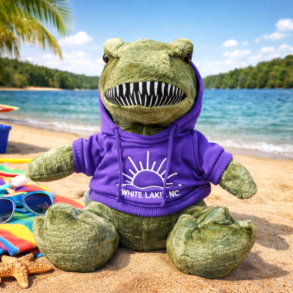 White Lake Plushie - Hoodie Dino