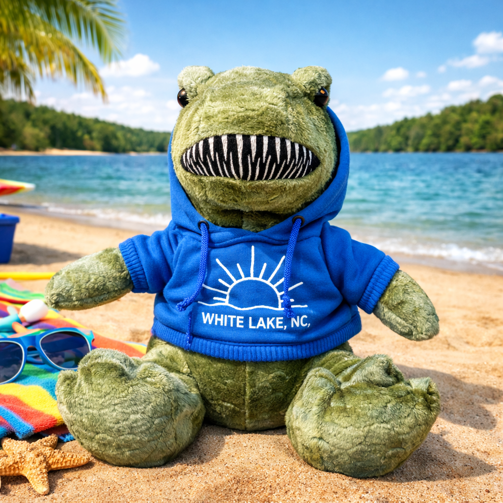 White Lake Plushie - Hoodie Dino