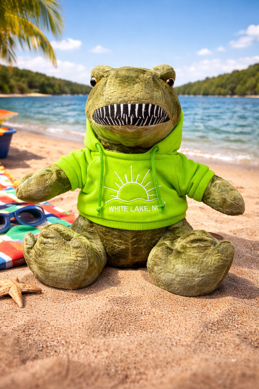 White Lake Plushie - Hoodie Dino