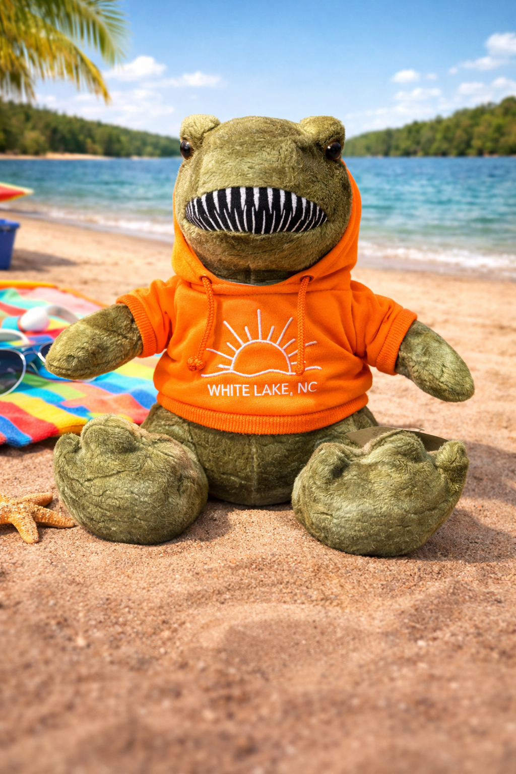 White Lake Plushie - Hoodie Dino