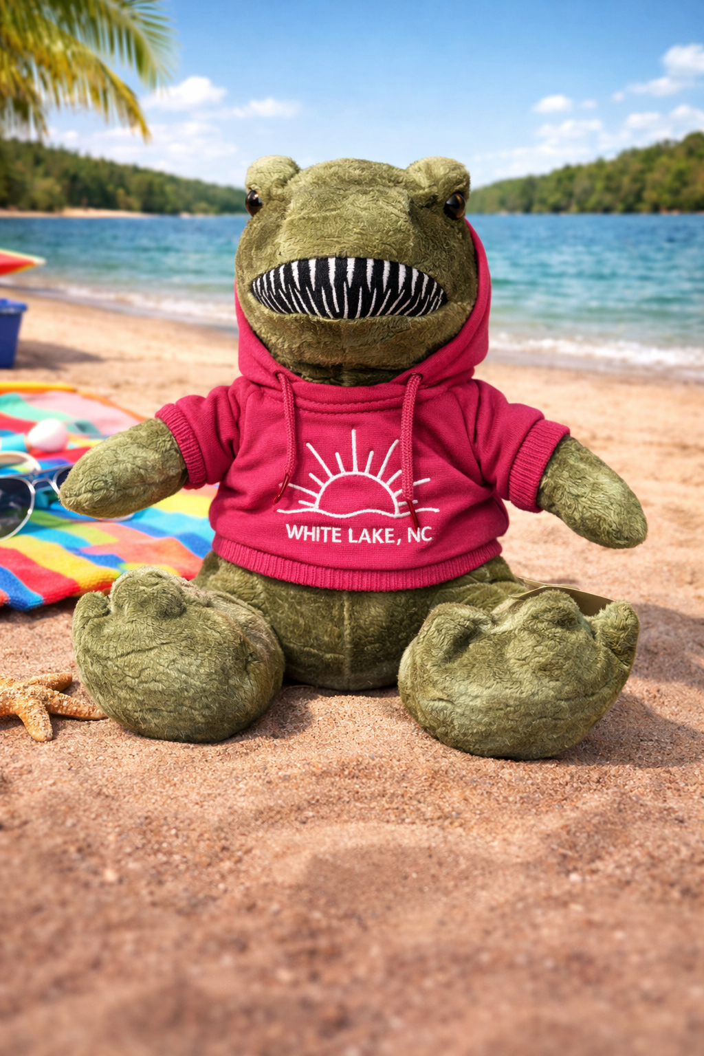 White Lake Plushie - Hoodie Dino