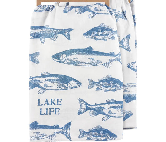 Lake Life Kitchen Towel