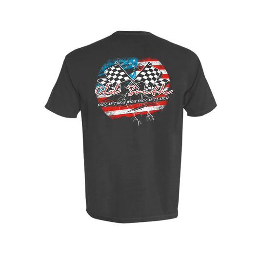 Old South Checkered Flag Short Sleeve Tee