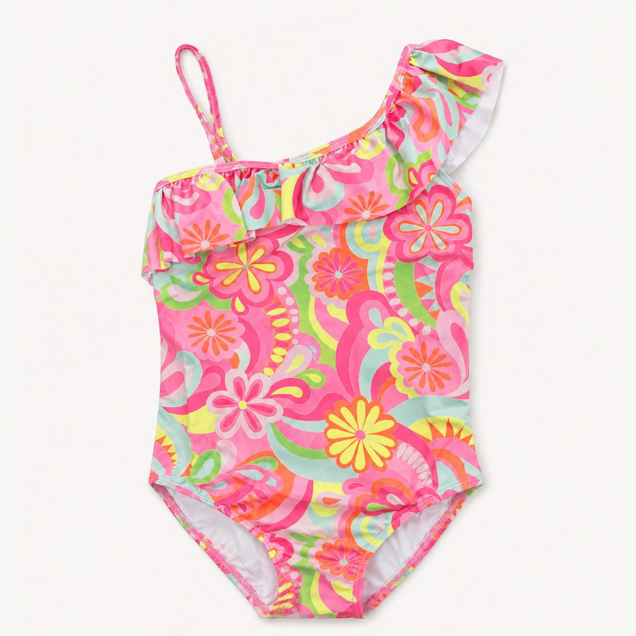 Girls Swimsuit - Abstract Floral