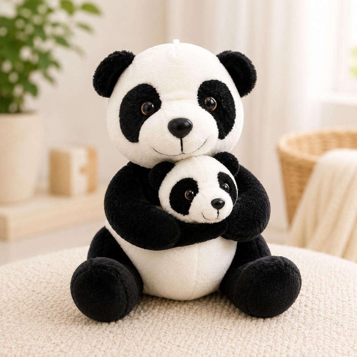 Plush Jungle Pet w/baby