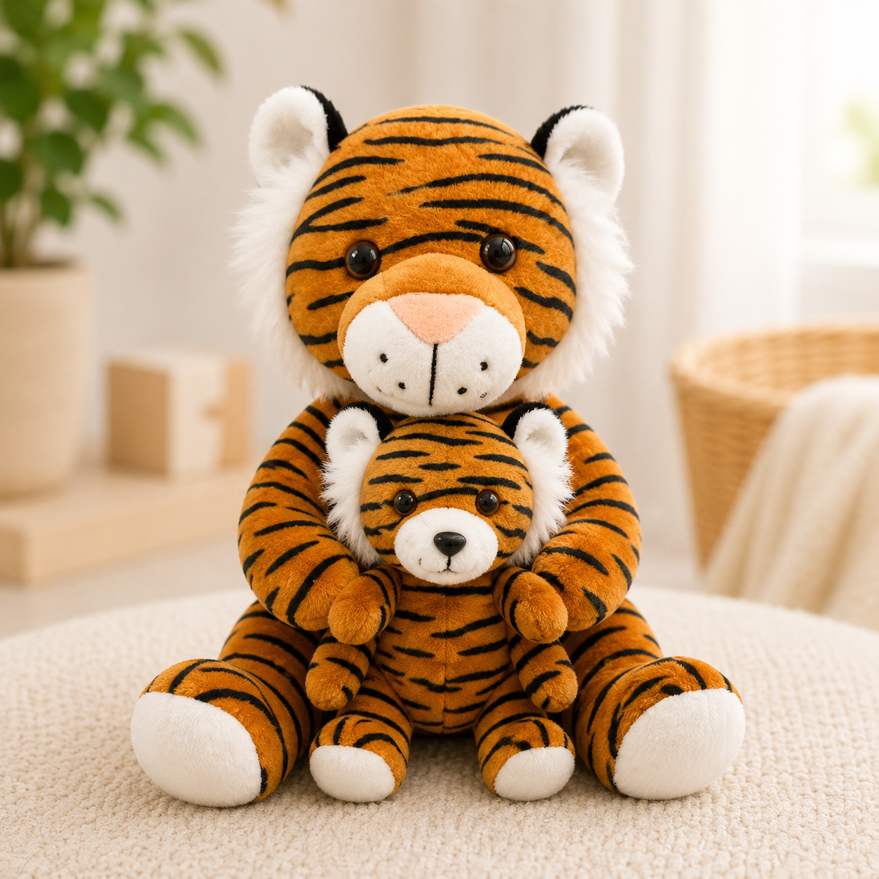Plush Jungle Pet w/baby