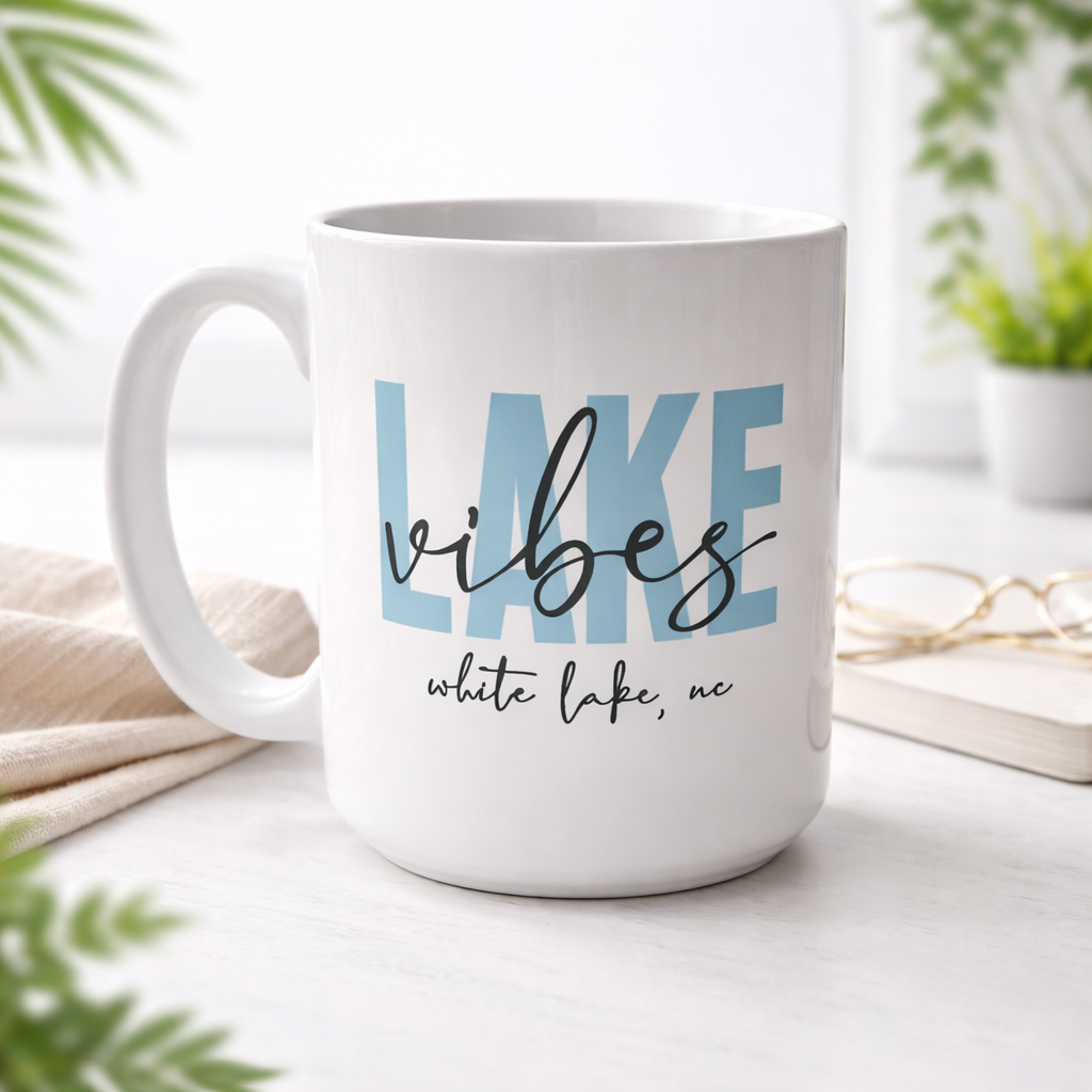 Lake Vibes Coffee Mug