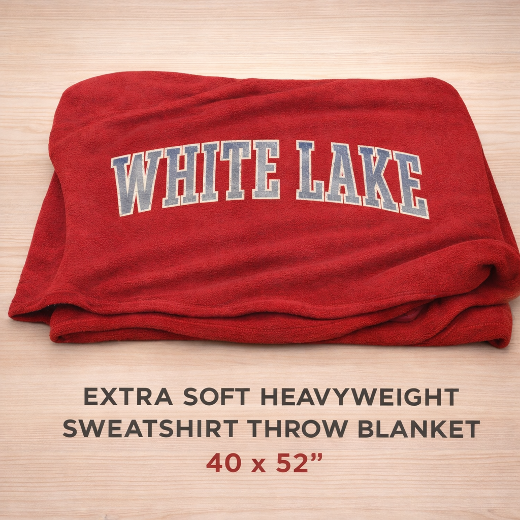 White Lake Sweatshirt Blanket