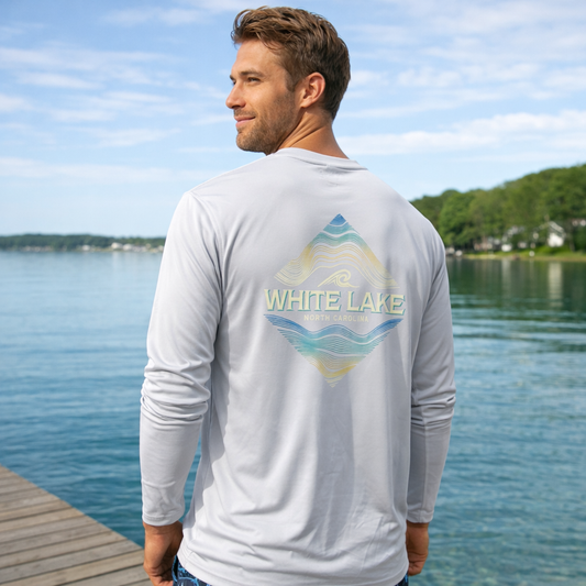 White Lake Long Sleeve Performance - Bettercut Wave