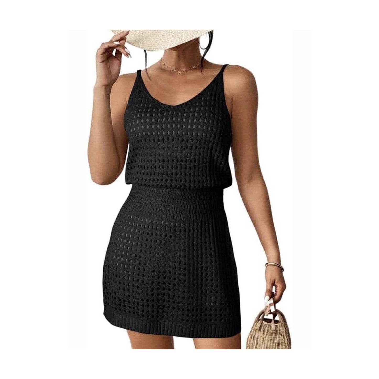 Hollow Out Coverup - Black