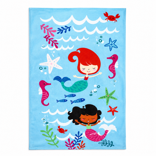 Kids Towel - Blue Mermaid