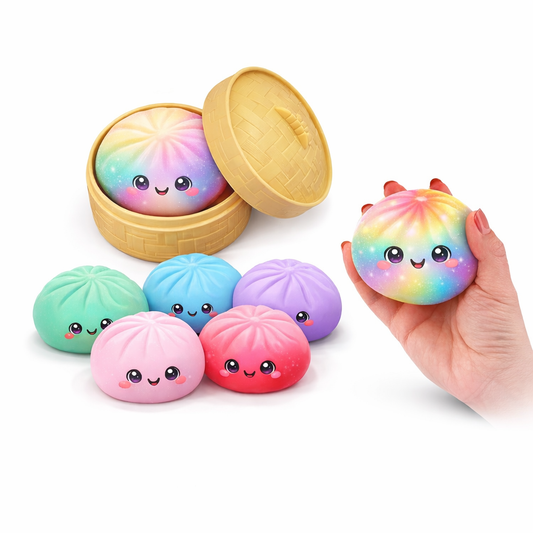 4" Mystery Squishy Dumpling - Assorted Colors