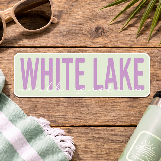 White Lake Sticker - Small Wonder