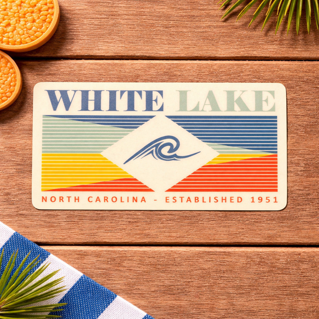 White Lake Sticker - Boston Fern Waves