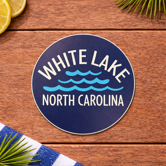 White Lake Sticker - Moiety Waves
