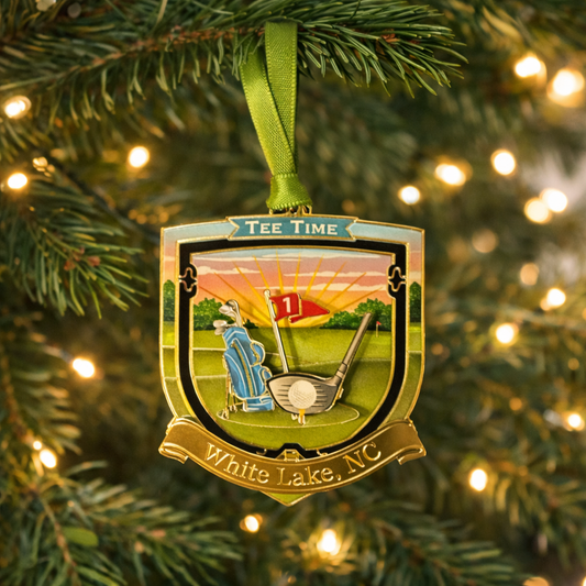 White Lake Ornament - Tee Time
