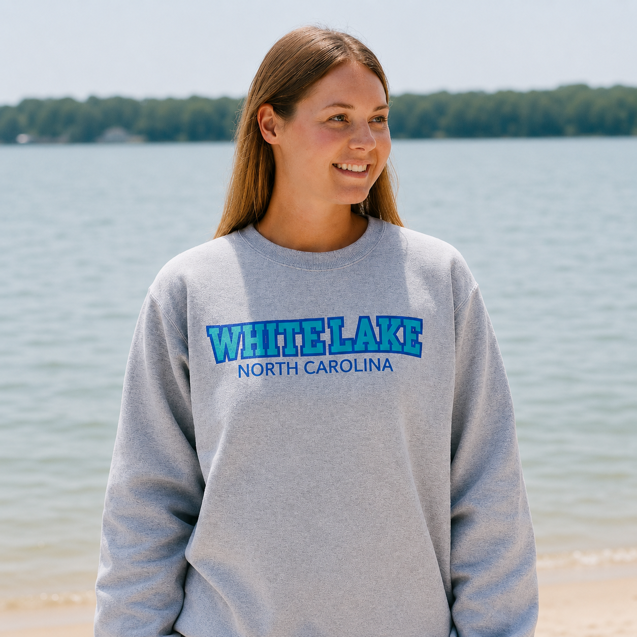 White Lake University Print Crewneck