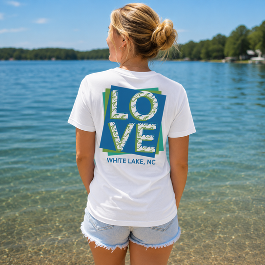 White Lake Short Sleeve Tee - LOVE