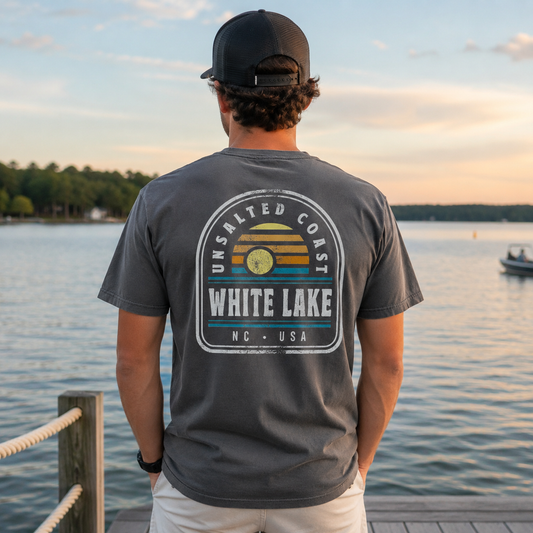 White Lake Tee - Sunbadge Graphite