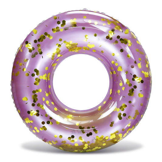 Purple Gold Confetti Tube