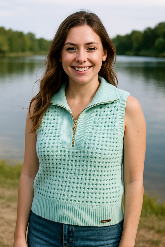Simply Southern Sweater Vest - Spring