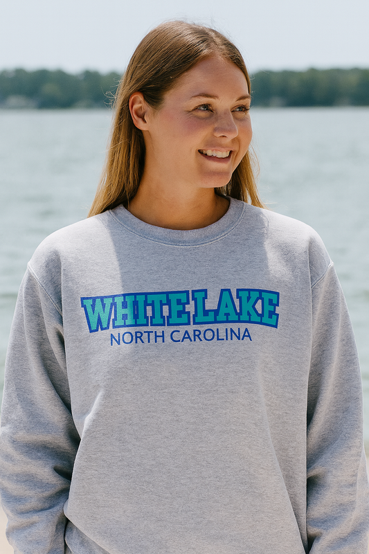 White Lake University Print Crewneck